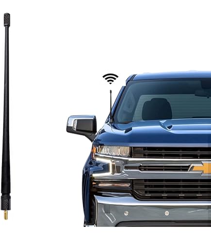 9-Inch Flexible Rubber Antenna For Chevy Silverado & GMC Sierra - Better FM/AM Reception - View #11