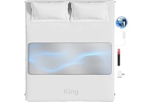 XKETA Graphene Grounding Mat for Bed: Indoor Earth Therapy for Sleeping Deeper Recovery Faster – Conductive Sleep Pad with Grounded Benefits – Wellness Gift Kit for Women (King)