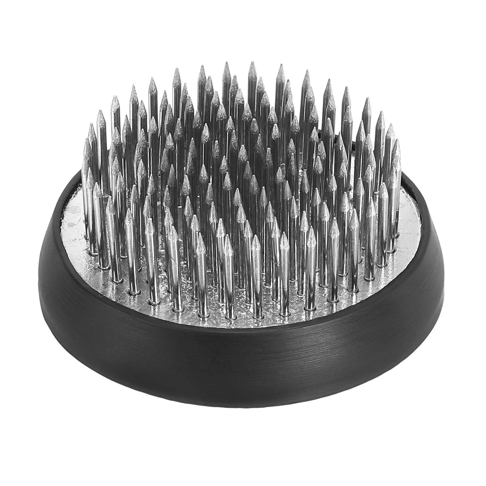 PATIKIL 2" Flower Frogs Ikebana Kenzan, Flower Arranger Tool Stainless Floral Frog Pin Holder for Vase Flower Arrangement, Silver Tone