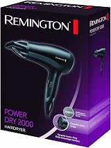 Remington D3010 Power Dry Lightweight Hair Dryer 2000W Black view 2
