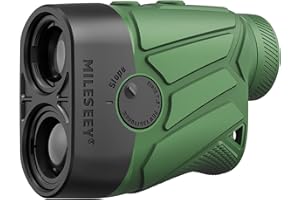 MiLESEEY Hunting Rangefinder 1100 Yards, ±0.5Y Accuracy Distance/Angle/Point to Point/Height Measuring with Rain and Fog Mode