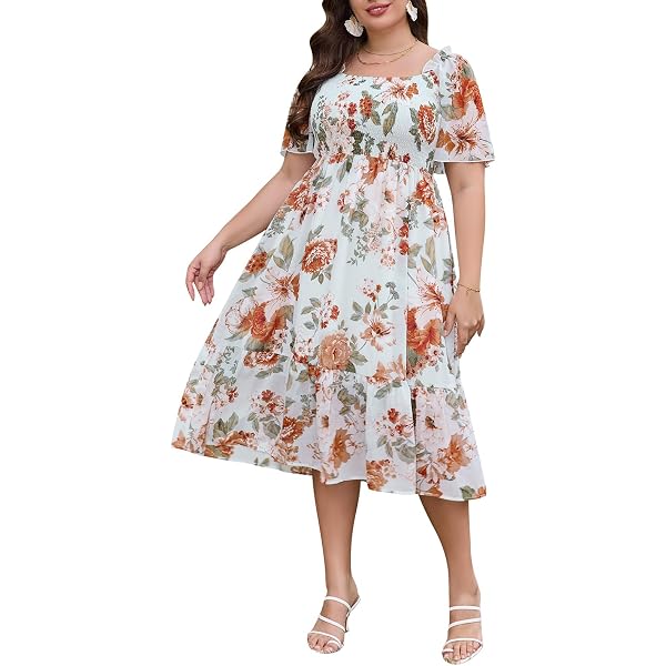 sachin and babi light blue dress DKNY Flutter Sleeve Faux Wrap Midi Dress