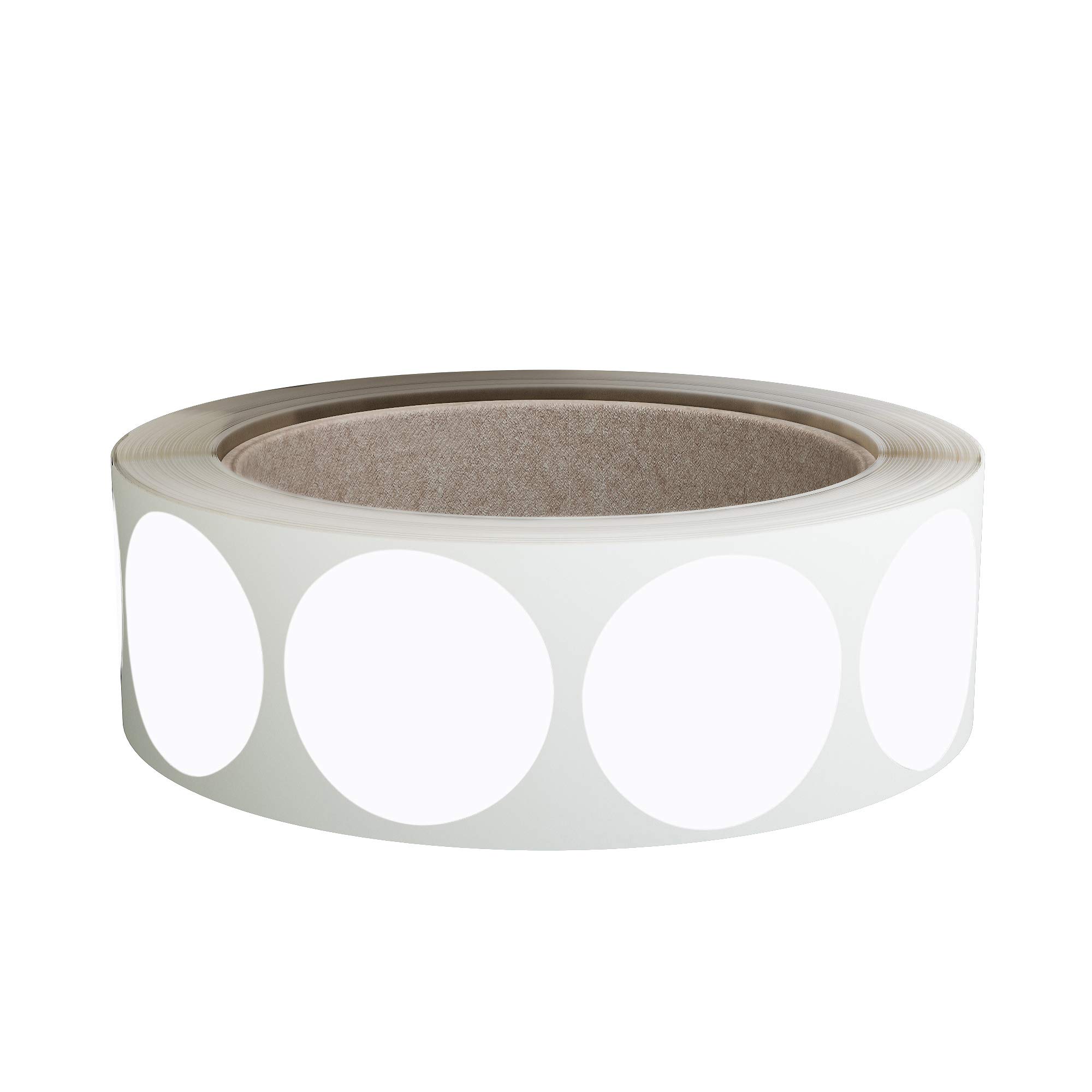 Royal Green Circle Label Roll (3cm) White Sticker Label 30mm - 1000 Pack