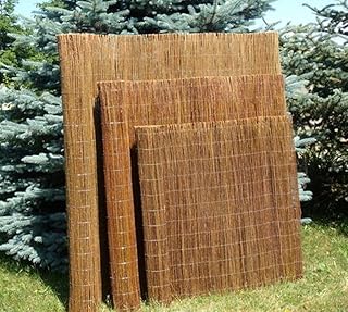 rg-vertrieb Weidenmatte Sichtschutz Balkon Sichtschutzmatte Weidezaun Rollzaun 20 Größen (180 x 500 cm)