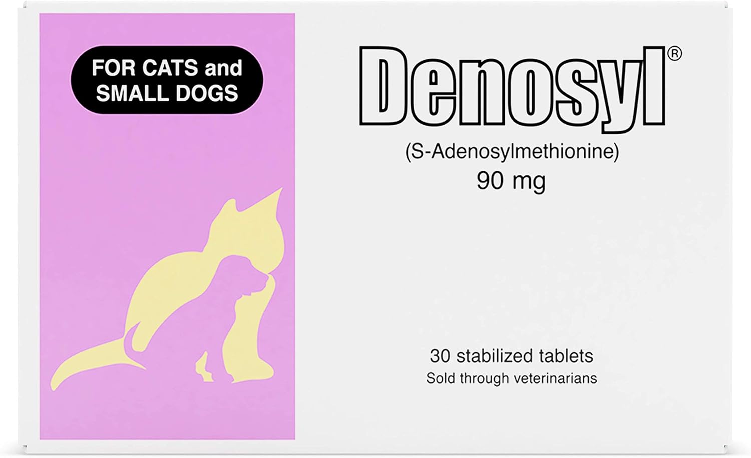 Nutramax Denosyl Tablets, Small Dogs and Cats, 90mg, 30 Count, 3-Pack : Pet Antioxidant Nutritional Supplements : Pet Supplies
