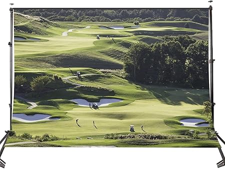 Amazon Lyly郡 10 X 7 Ftポリエステルゴルフリンク壁紙背景写真バックドロップforパーティーclub Studio 107 323 バックペーパー 背景布 通販