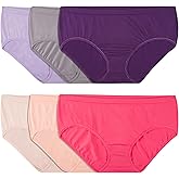 Fruit of the Loom Women's No Show Seamless Underwear, Amazing Stretch & No Panty Lines, Available in Plus Size