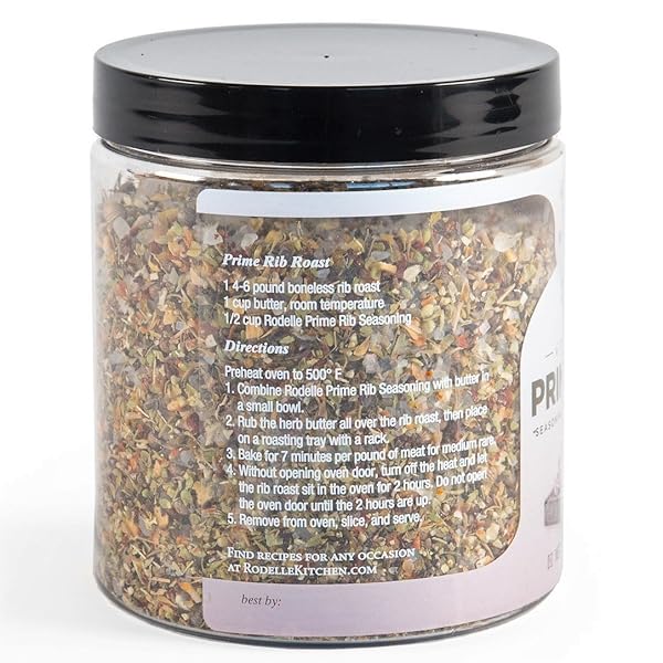 RODELLE PRIME RIB SEASONING, 15 OUNCE