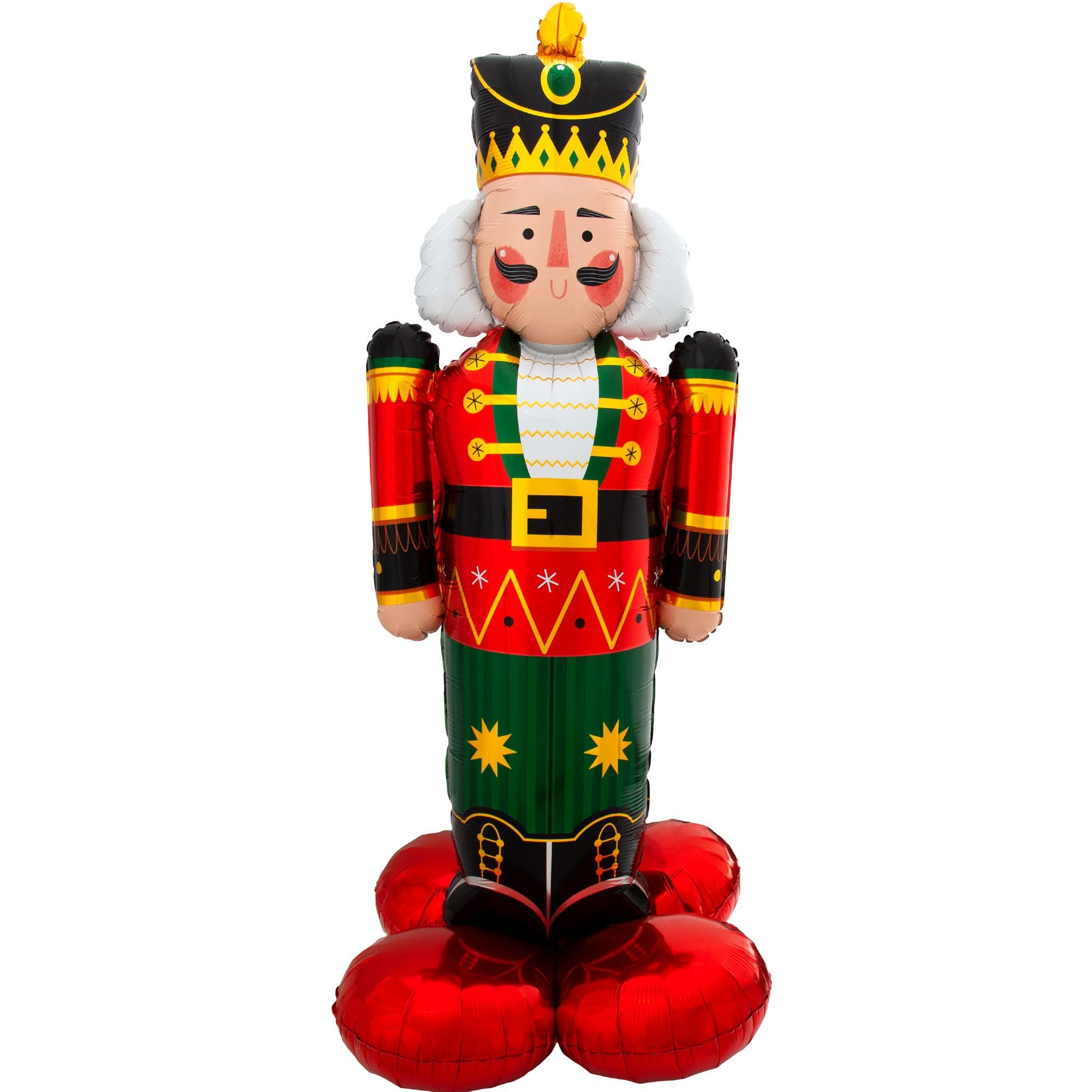 Amscan Anagram 8311911 - Christmas Nutcracker AirLoonz Air-filled P70 Foil Balloon - 61"