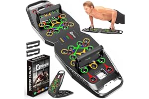 BBTOPS Push UP Board, Pilates Bar & Fitness Accessories, 25 in 1 Foldable Push up Bar at Home Gym, Workout Exercise Professional Push Up Strength Training Equipment for Man and Women