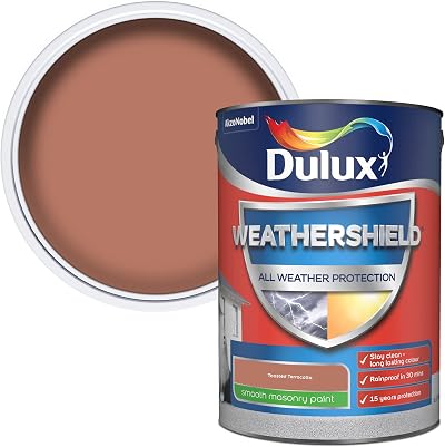 Dulux Weathershield Smooth Masonry Paint Toasted Terracotta 5L