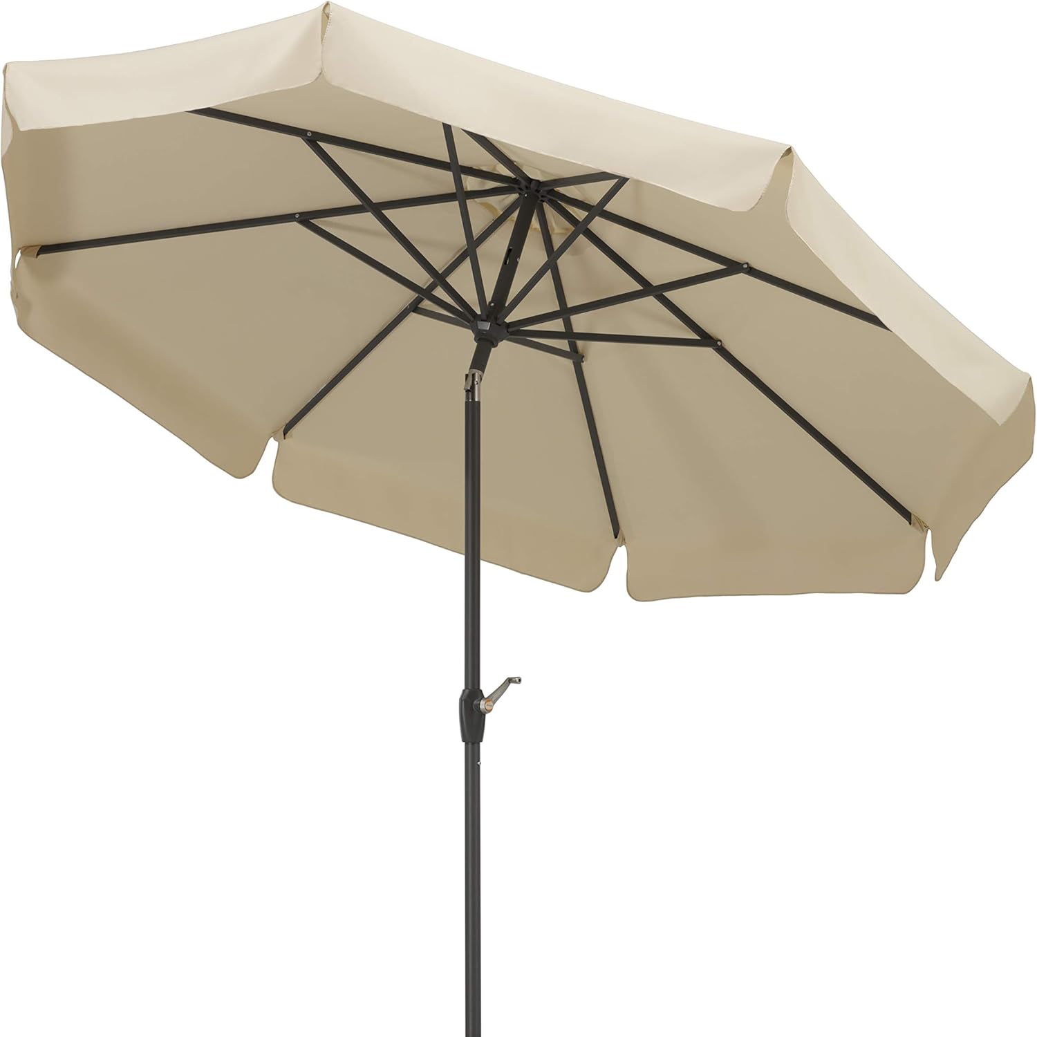 Schneider Sonnenschirm Orlando, natur, 270 cm rund, Gestell Aluminium, Bespannung Polyester, 5.7 kg