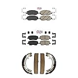 Transit Auto Front Rear Ceramic Disc Brake Pads Kit