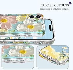 Avocase for iPhone 16 Plus Case, Colorful Oil