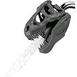 Funwares Wash n' Roar T-Rex Shower Head, Gray - Shower Nozzle Shaped like a Tyrannosaurus Rex Skull