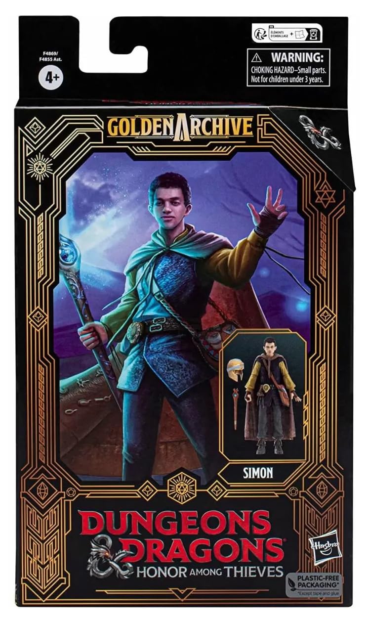 Dungeons & Dragons Golden Archive Simon Honor 6 Inch Collectable Action Figure Inspired by the D&D Movie — image 1