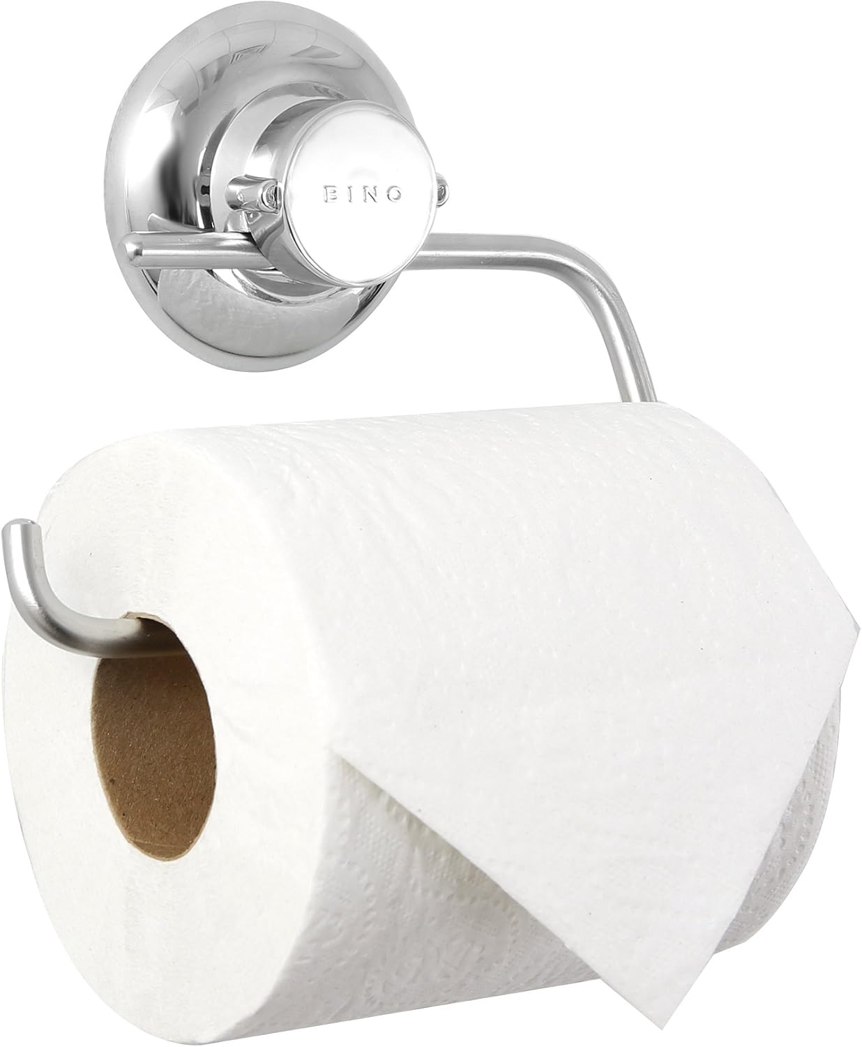 Bino SMARTSUCTION Chrome Toilet Paper Holder Amazon.co.uk Kitchen & Home