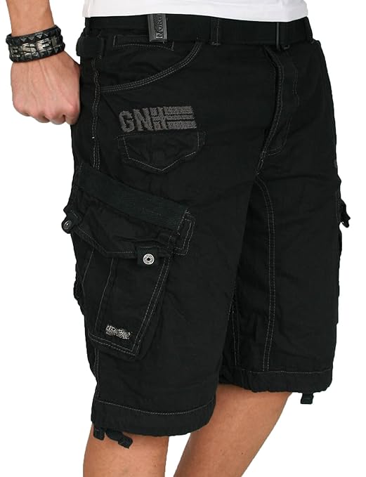 Geographical Norway Herren Cargo Short Sommer Bermuda kurze Hose Shorts