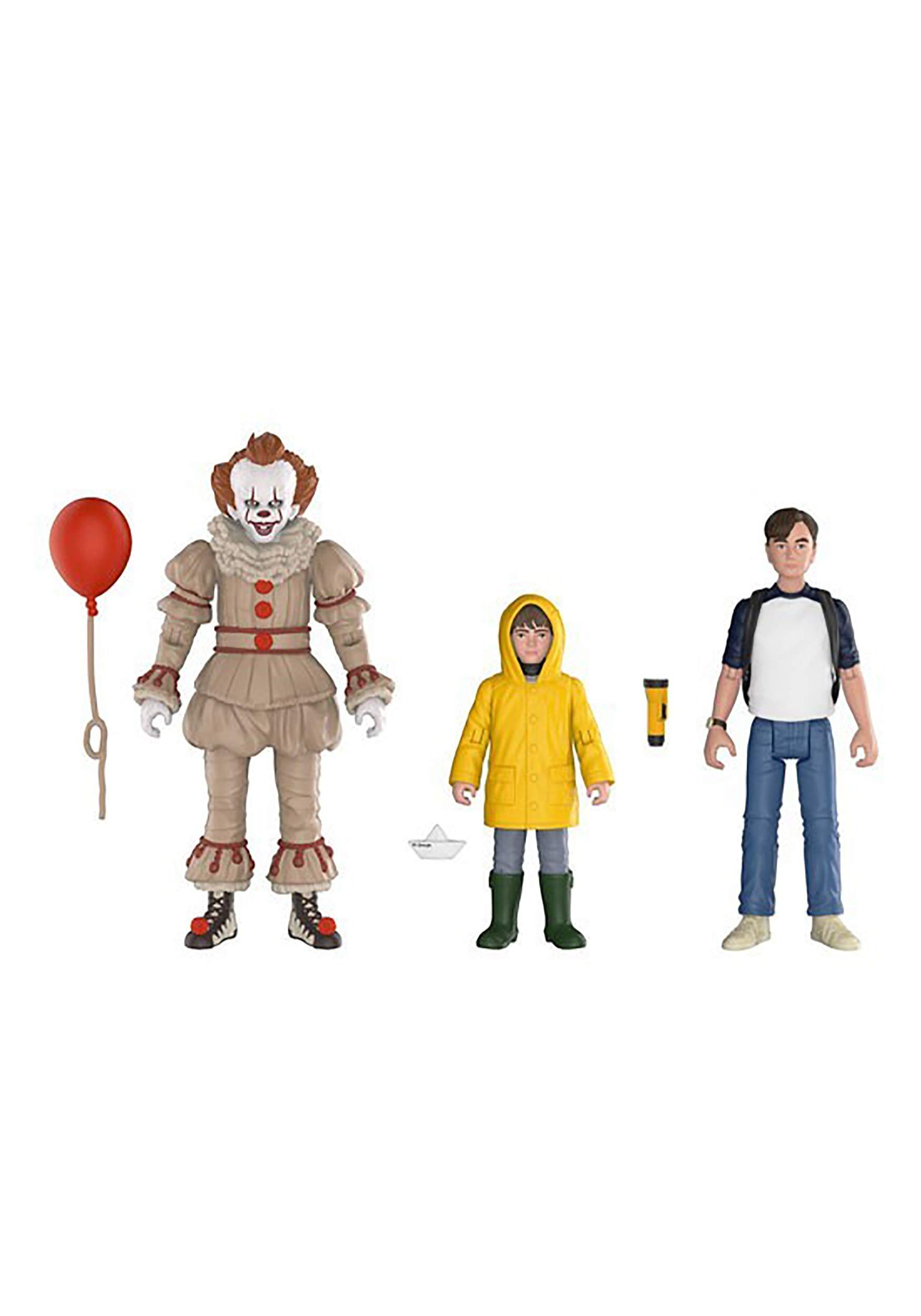Action Figure: It 2017 3-Pack: Pennywise, Bill, Georgie