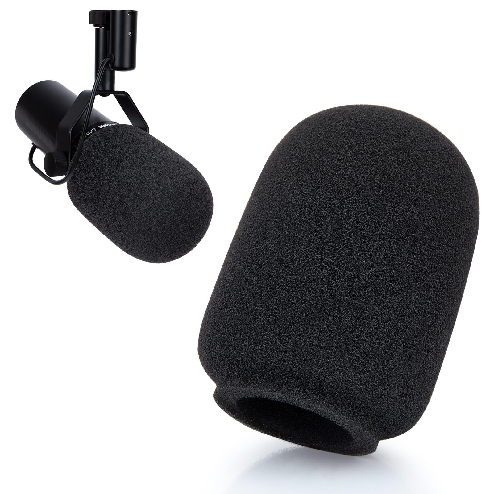Photo 1 of SM7dB Microphone Windscreen - Mic Cover Compatible with Shure SM7dB Reduce Background Noise, Microphone Pop Filter for Recording By SUNMON