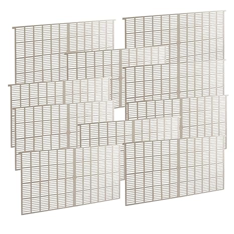 Hi-tech Natural Products (India) Frame Queen Excluder for Brood Chamber, White -Combo Pack