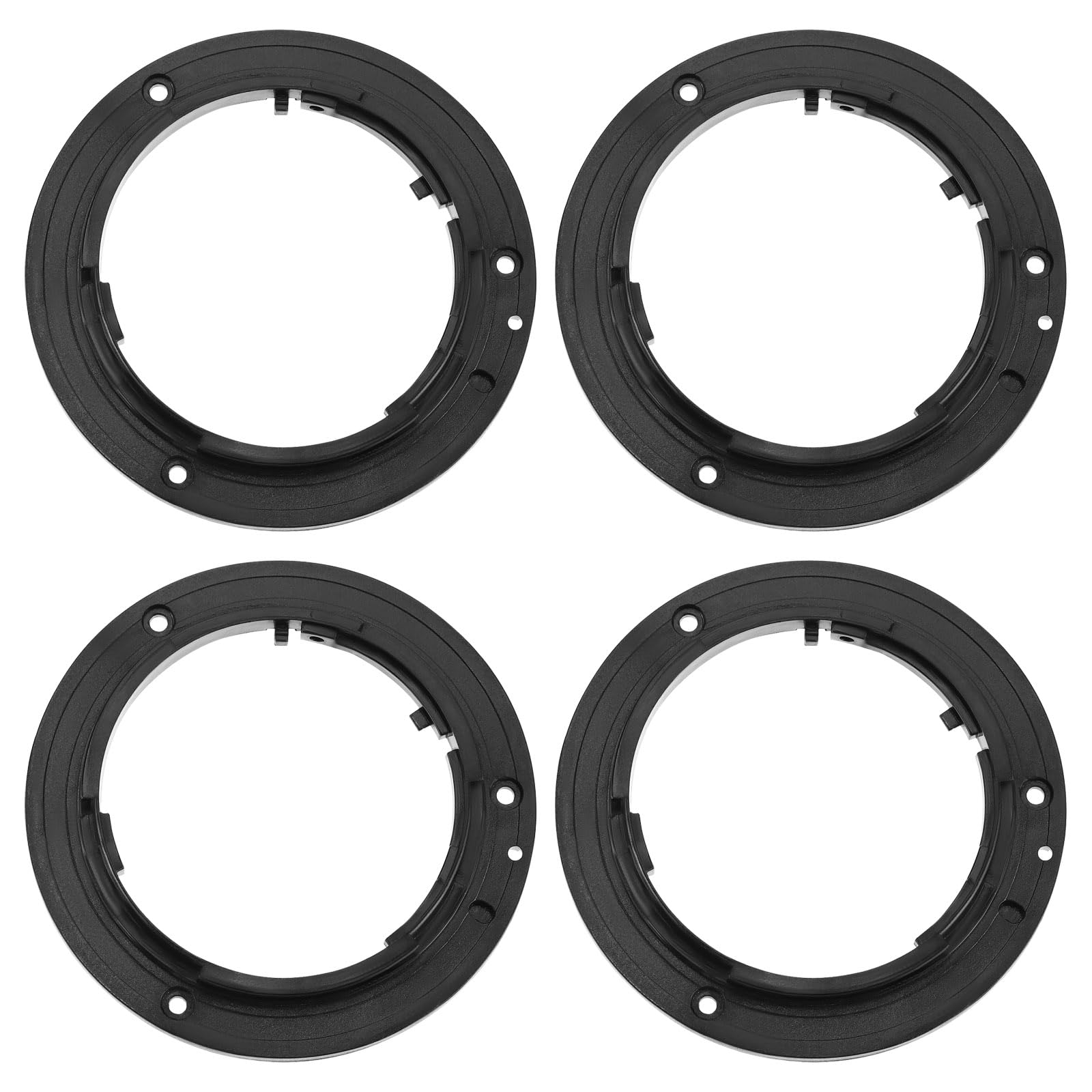 EMSea 4Pcs Replacement Bayonet Mount Compatible with Nikon 18-55 18-105 18-135 Outer Diameter 58.5mm Lens Bayonet Mount Ring Black
