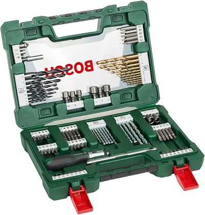 Bosch V-Line 91-Piece Drill and Screwdriver Bit Set Green