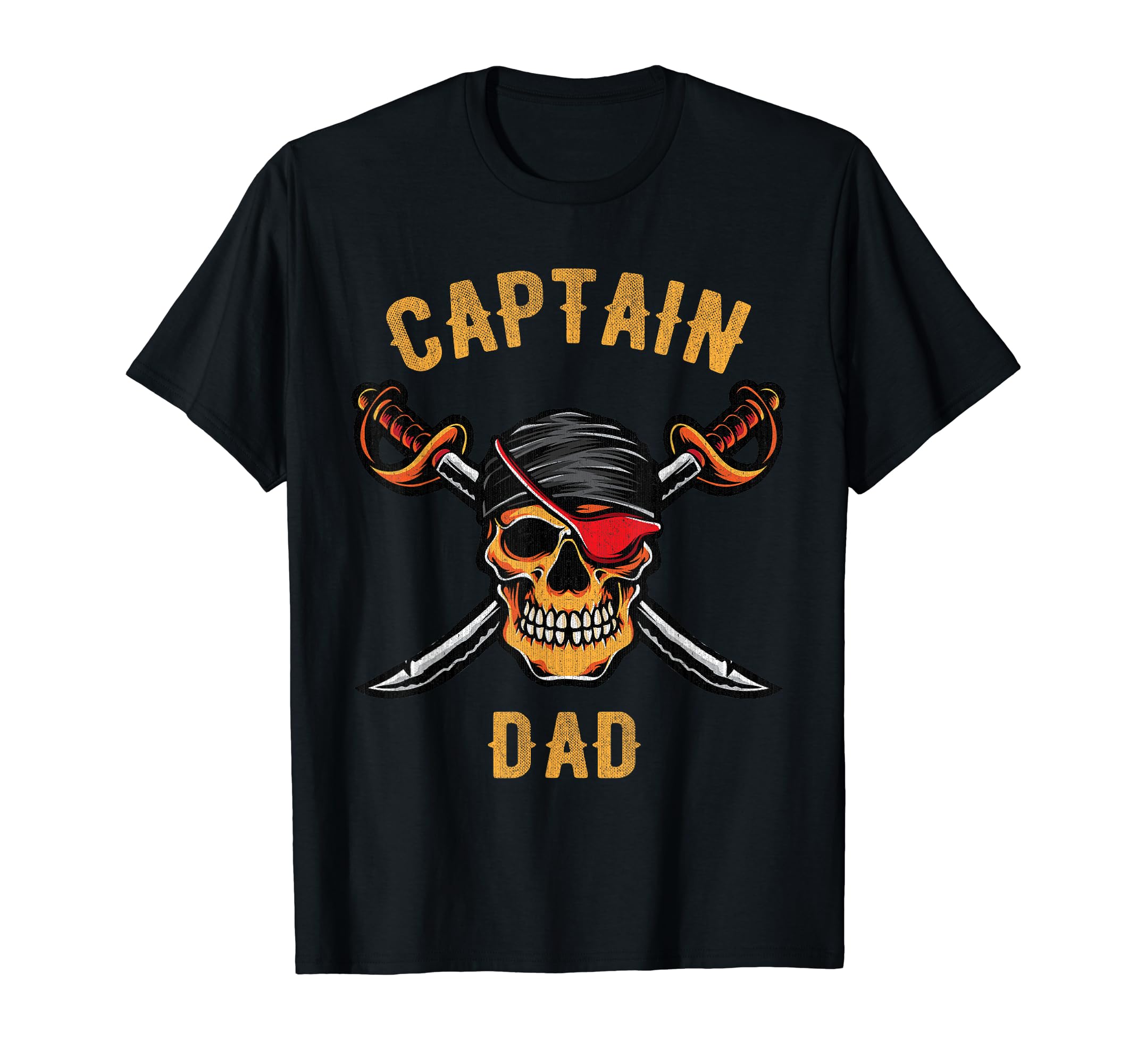 Captain Dad Halloween Costume for Daddy T-Shirt
