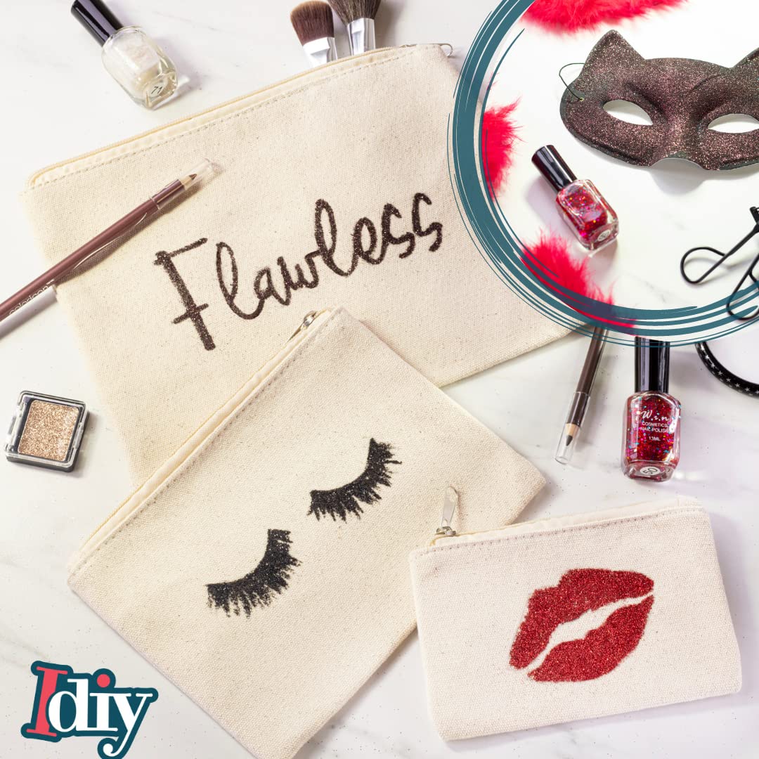 iDIY Ultra Fine Glitter Snowfall White (100g, 3.5 oz)- Extra Fine Glitter with Easy-Pour Spout Bag & Funnel for Resin, Slime, Tumblers, Ornaments, Holiday Arts & Crafts, DIY Decorations, Gifts & Cards