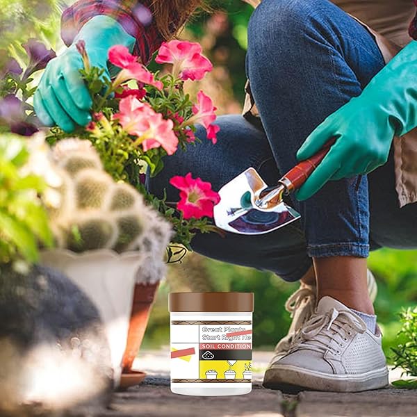 17.6 OZ SOIL ACTIVATED TREASURE, POTTING MIX SOIL AMENDMENT CANNED, AGAINST SOIL COMPACTION, ROOT DEVELOPMENT, FERTILIZED SOIL WITH PREMIUM NUTRITION FOR INDOOR PLANTS, GARDENING HOUSEPLANTS (1PCS)