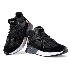 FitVille Women's Extra Wide Walking Shoes High-top
