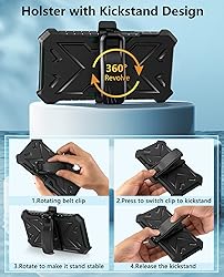 FNTCASE for iPhone 14Plus Phone Case: Rugged