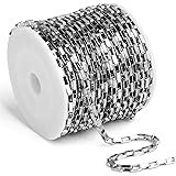33 Feet Stainless Steel Box Chain Bulk, 3mm 304