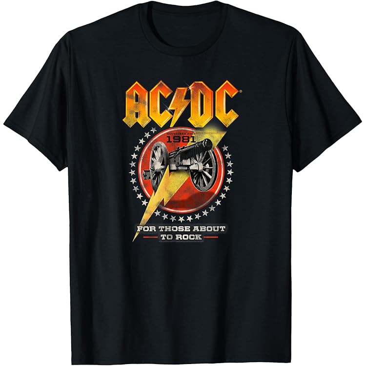 Amazon.com: ACDC - Let There Be Rock T-Shirt : Clothing
