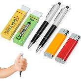 WOCNIB 6-Piece Electric Shock Prank Toy Set Featuring Three Types of Electric Shocking Methods. It Makes Your Friends tremble Suddenly and can add Humor to Any Party.