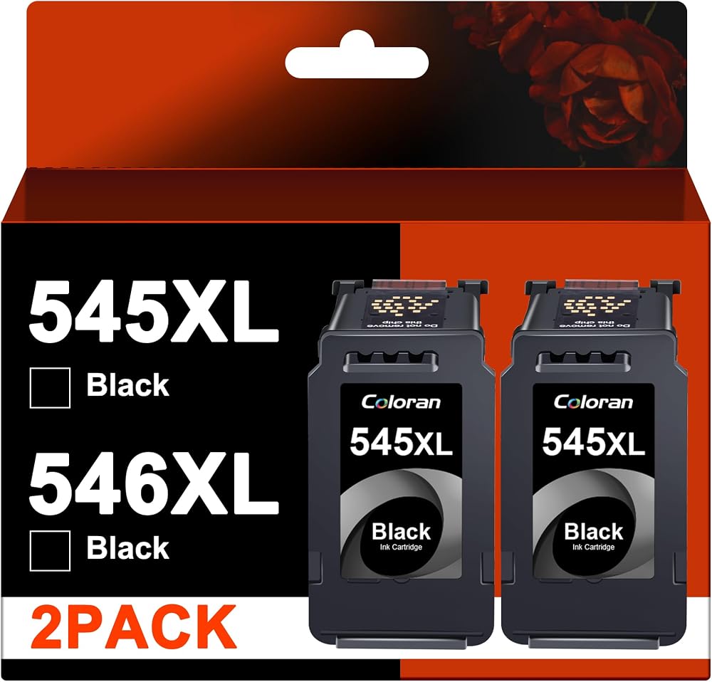 Coloran 545XL High Capacity Black Ink Cartridge for Canon Pixma MG TS TR IP MX