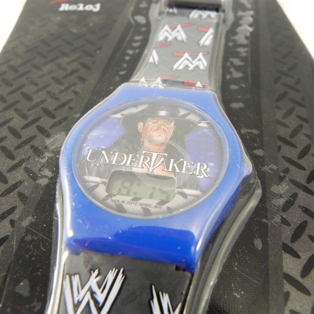 Wrist watch "Wwe" blue black undertaker.: Amazon.co.uk: Watches