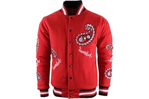 SCREENSHOT VARSITY JACKET 3202 Mens Streetwear Urban Padding Quilted Linning Heavy Fashion Jacket