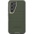 OtterBox Galaxy S23 (Only) - Defender Series Case - Lichen The Trek (Green), Rugged & Durable - with Port Protection - Case Only - Microbial Defense Protection - Non-Retail Packaging