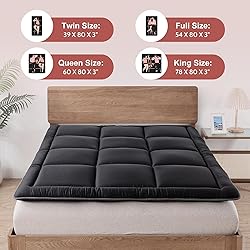 WhatsBedding Japanese Floor Mattress Futon Mattress