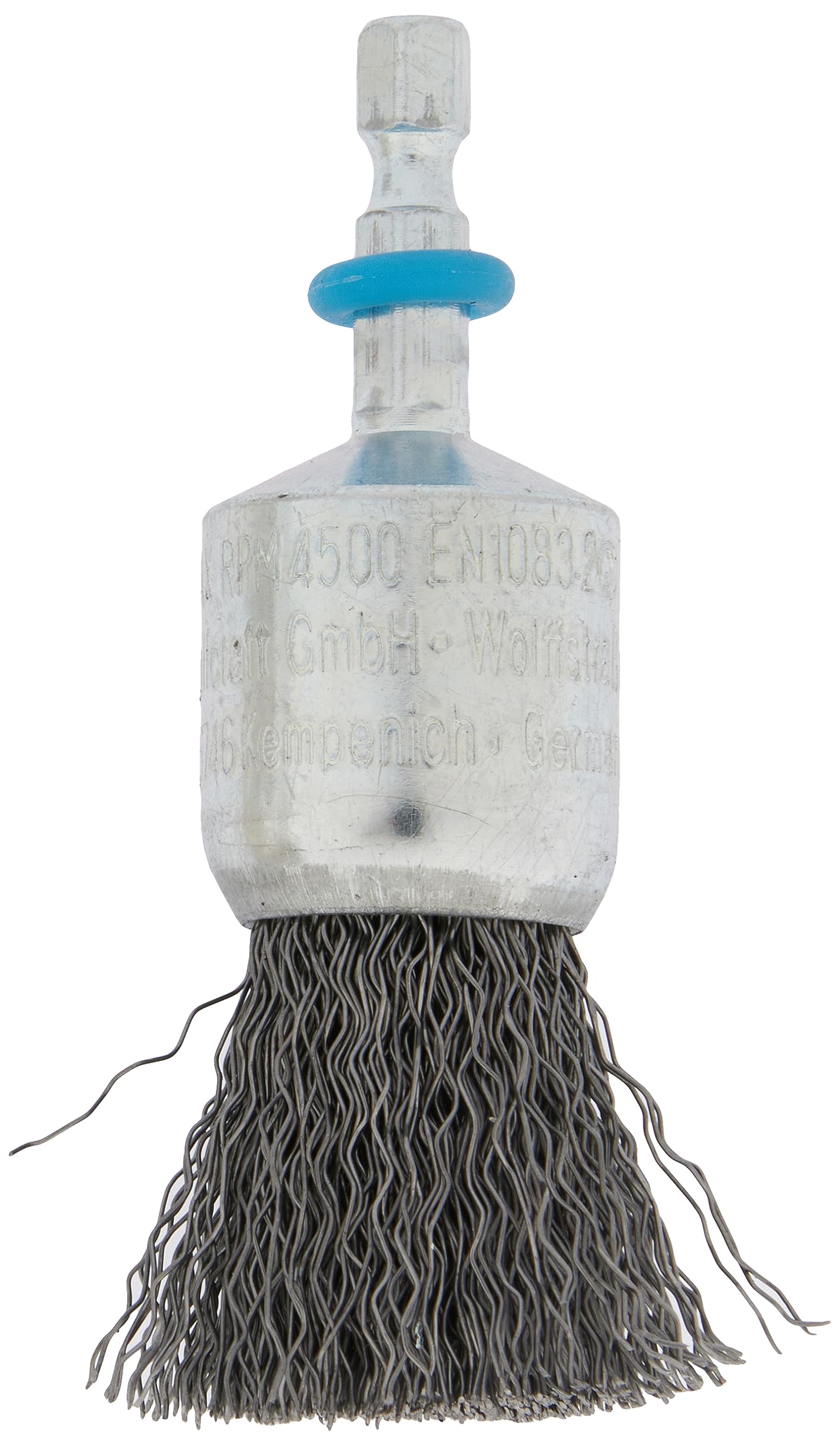 wolfcraft Steel Wire End Brush, Ø 25 mm, Hexagon Shank I 2126000