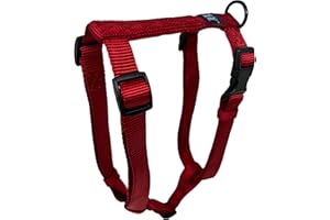 Hamilton CFA SMRD Adjustable Comfort Nylon Dog Harness, Red, 5/8-Inch x 12-20-Inch