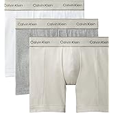 Calvin Klein mens Pima Cotton 3-pack Boxer Brief