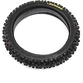 Losi Dunlop MX53 Rear Tire with Foam 60 Shore: Promoto-MX