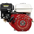 Knwigoe 200CC Engine 4 Stroke Gas Engine for Honda Gx160 6.5HP Pull Start Go Kart Engine with Air-Cooled Single Cylinder System Horizontal Shaft OHV (20mm/0.7874in) for Honda Mini Bike Motor
