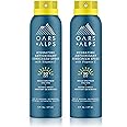 Oars + Alps Sunscreen Spray for Face & Body, SPF 50 Spray Sunscreen Infused with Vitamin C & Antioxidants, No White Residue, Water & Sweat Resistant, All Skin Types, Lightweight, Hydrating, 6oz, 2pk