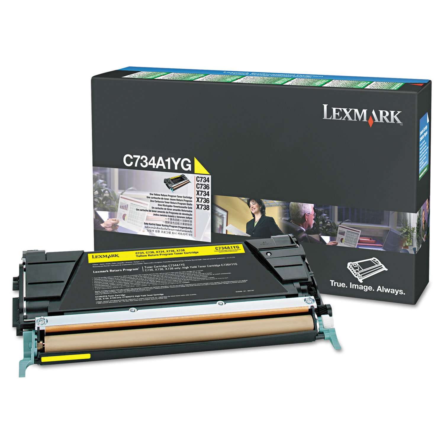 Lexmark X748 High Capacity Toner Cartridge - Yellow