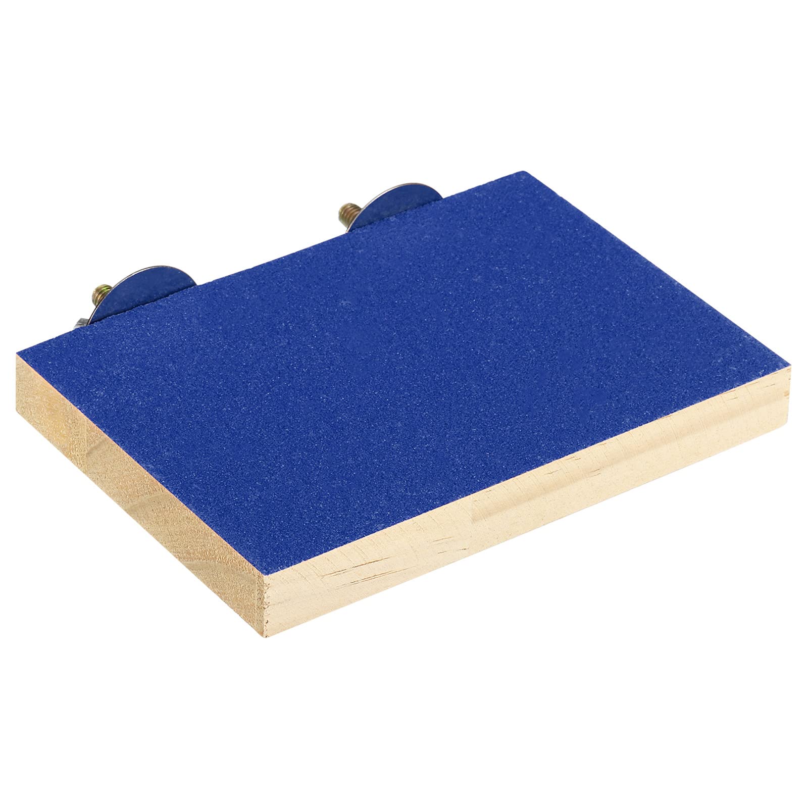 PATIKIL Bird Perch Stand Platform, Parrot Stand Platform Playground Paw Grinding Clean for Parakeet Cockatiel Cage Accessory, Blue