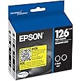 EPSON 126 DURABrite Ultra Ink Black Dual Cartridge For WF-3520, WF-3530, WF-3540, WF-520, WF-545, WF-630, WF-633, WF-635, WF-645, WF-7010, WF-7510, WF-7520, WF-840, WF-845 and other select models