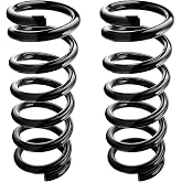 THOCAC 2" Front Drop Coil Spring Lowering Kit for 1999-2007 Chevy Silverado/GMC Sierra 1500 (2WD V8 Only), Black